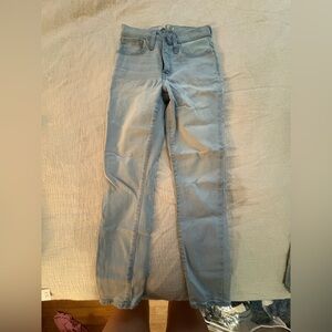 Madewell 9 “ mid rise skinny crop Jean size 25